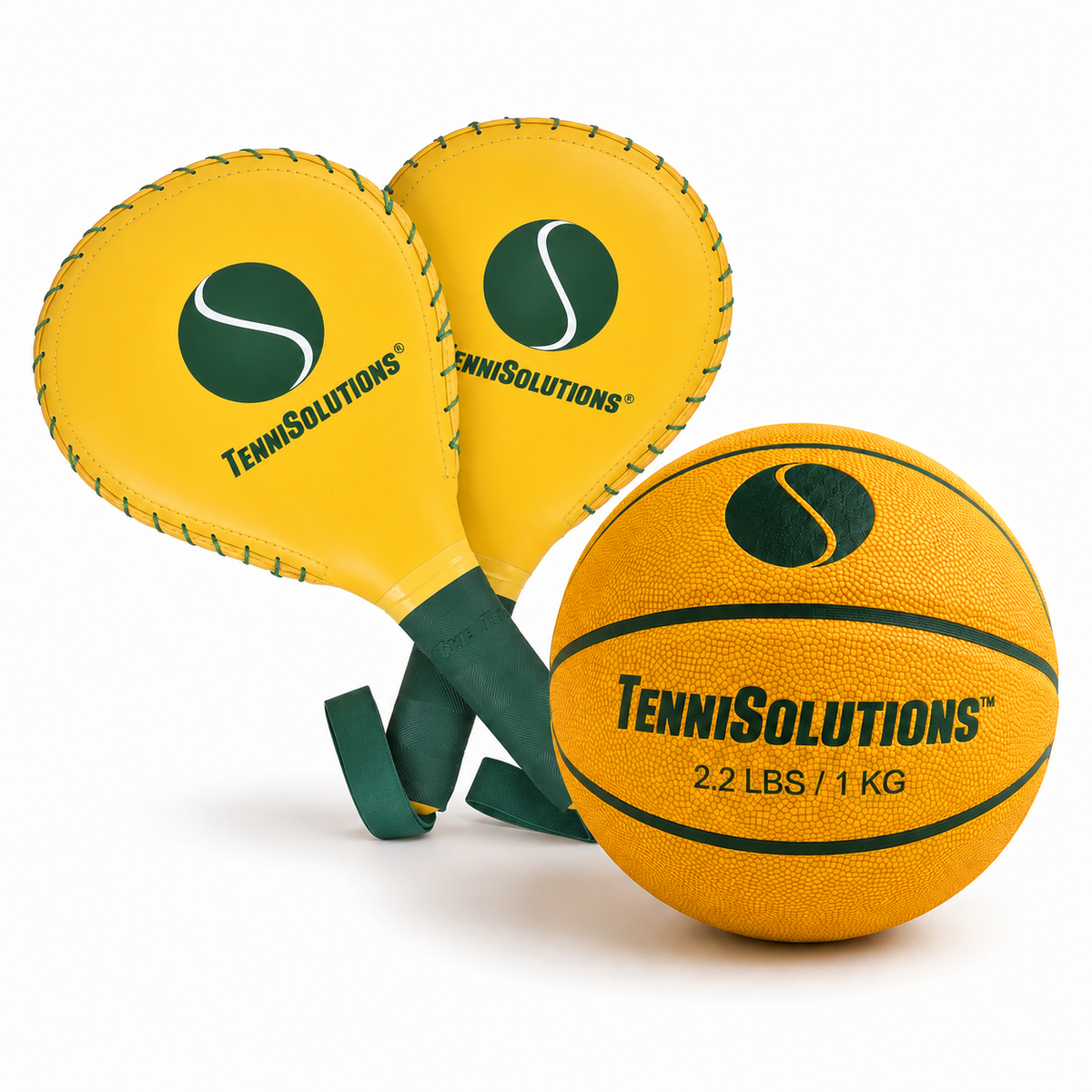 Speed Training Kit with Tennis Pads and 1 kg Bounce Medicine Ball